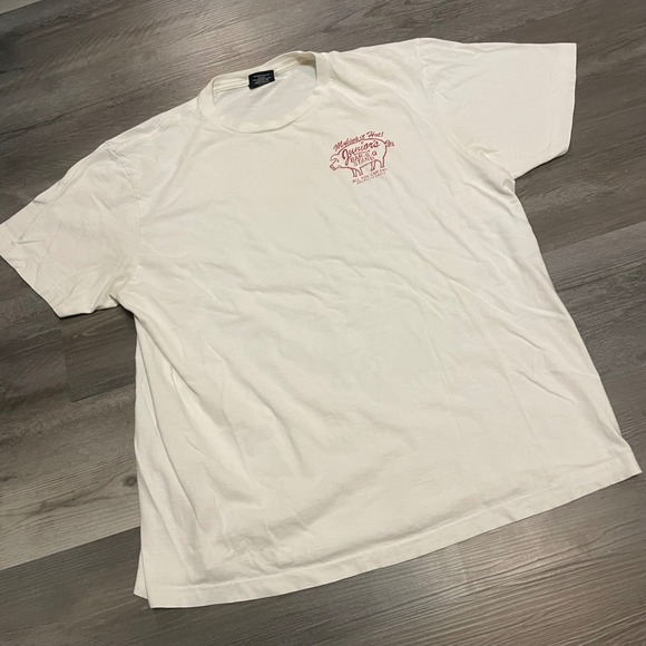 American Eagle Outfitters Other - American Eagle Juniors Roadside BBQ Stand Graphic T-Shirt White Mens XL y2k